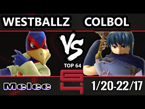 Genesis 4 SSBM - G2 Westballz (Falco) Vs. Colbol (Marth/Fox) Smash Melee Winners Ro32