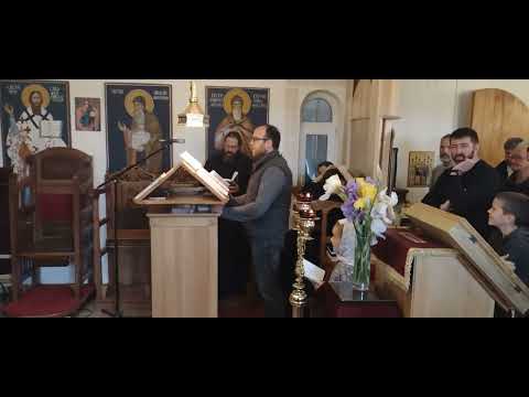 ЖЕНА САМАРЈАНКА - КОНСТАНТИН И НАРОД У КАТАКОМБНОМ МАНАСТИРУ СВЕТЕ ТРОЈИЦЕ У КУЛИ