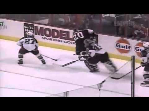 Martin Biron Robs Delmore (2000 Buffalo Sabres)