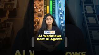 Why Companies Choose AI Workflows Over AI Agents? | AI Workflows vs AI Agents | #Shorts #Simplilearn