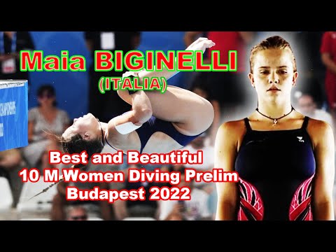 Highlight...! Maia BIGINELLI (Italia) || 10m Platform Women Diving || Budapest 2022