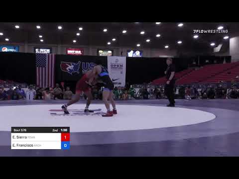 51 Lbs Rr Rnd 2 - Edwin Sierra, Poway Wrestling Vs Elyle Francisco, Anchorage Youth Wrestling Acad