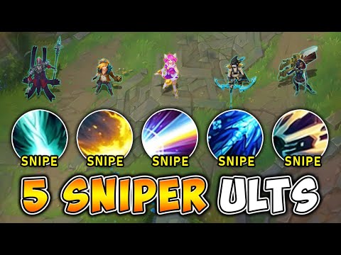 WE RAN 5 GLOBAL ULTS AND SNIPED THE ENEMY TEAM ALL GAME LONG