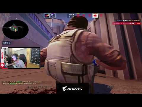 CS:GO - s1mple vs Niko plays FPL on Nuke