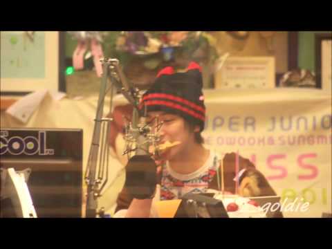 121225 Sukira - Sungmin eating happily & being cute