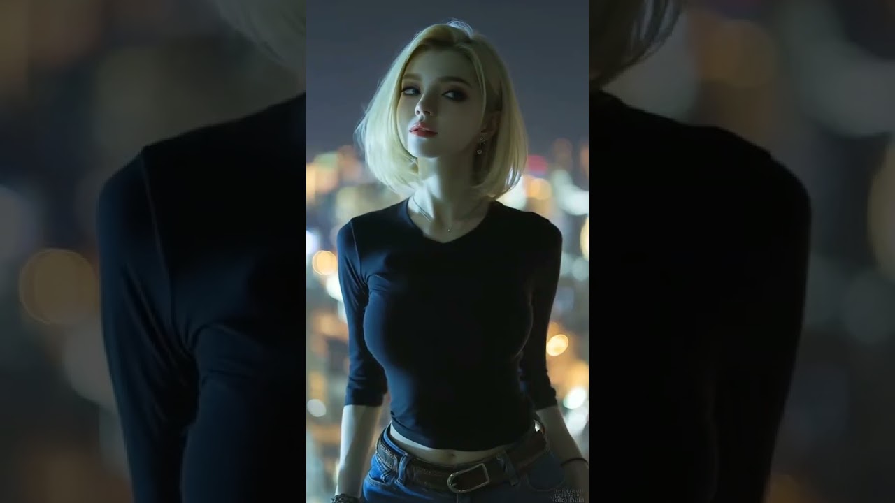 Android 18 4k live wallpaper #android18 #dbz #dragonballz #4klivewallpaper #aiart #aicosplay