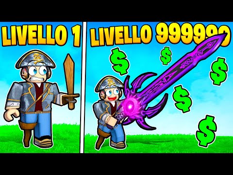 CREO LA SPADA LEGGENDARIA LIVELLO 99999 SU ROBLOX!