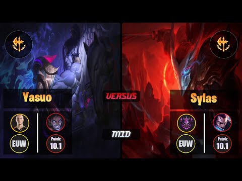 Perkz Conqueror Sylas (Mid) VS Conqueror Yasuo - Master - EUW - Patch 10.1
