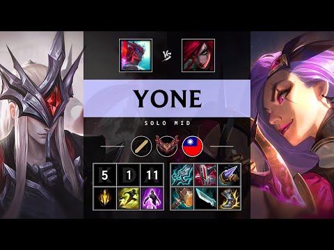 Yone Mid vs Katarina - TW Grandmaster Patch 25.19