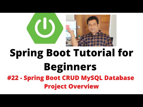 Spring Boot Tutorial for Beginners #22 -  Spring Boot CRUD MySQL Database Project Overview