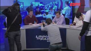 Bastidores do Linha de Passe com Edu Elias