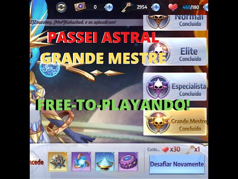 F2P | COMO PASSAR ESPAÇO ASTRAL GRANDE MESTRE!