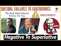 The Suicidal Failures To Legends|Motivation for suicidal Thoughts Tamil| To Handle Negative Mindset
