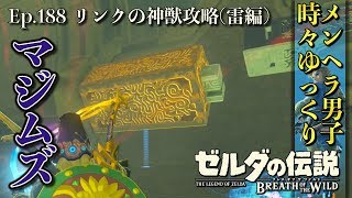 【DLC 英傑たちの詩】ストレスで〇〇化！雷エリア攻略がムズイ！ 最後の試練その4 -Part188- 【ゼルダの伝説BotW実況】【ブレスオブザワイルド 実況プレイ】