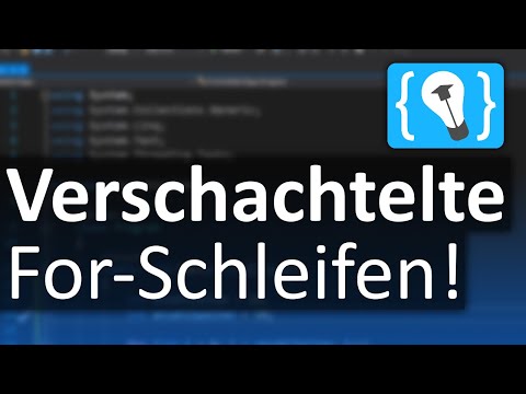 Wie arbeitet man mit verschachtelten For-Schleifen? (Beispiel in C#)