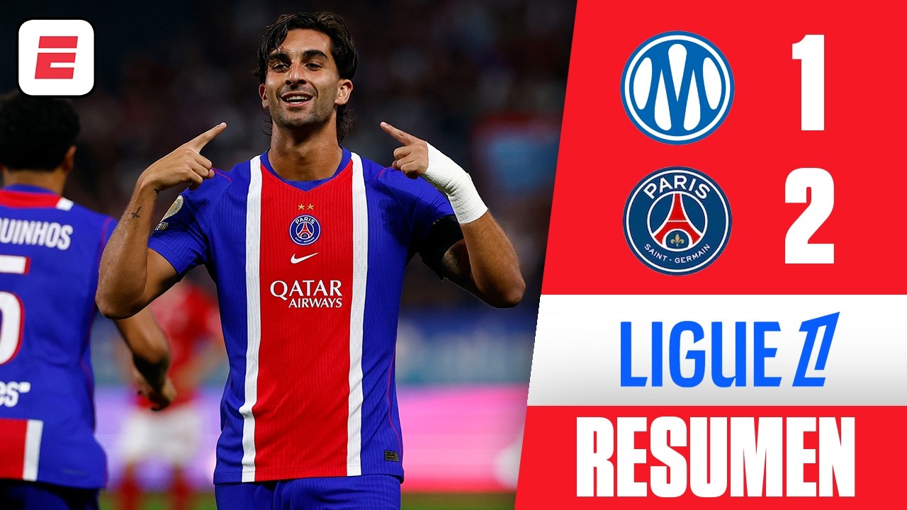 FERRAN TORRES GUÍA LA VICTORIA del PSG ante MARSELLA en el CLÁSICO de FRANCIA | Resumen | Ligue 1