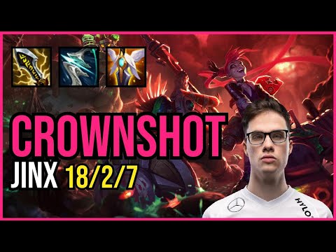 CROWNSHOT - JINX vs TRISTANA ADC - EUW Grandmaster - Patch 11.6