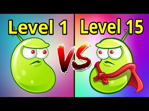 MAX LEVEL vs Level 1 Laser Bean Gameplay ► Plants vs. Zombies 2: It's About Time