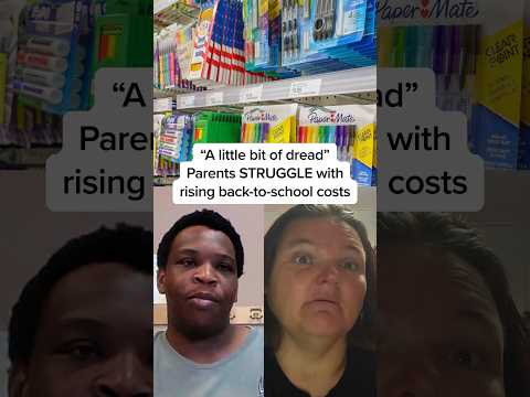 'A little bit of dread': Parents STRUGGLE with rising back-to-school costs