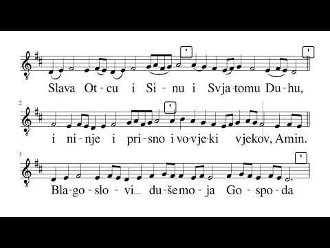 Prvi Antifon - Piano - BOŽANSTVENA LITURGIJA