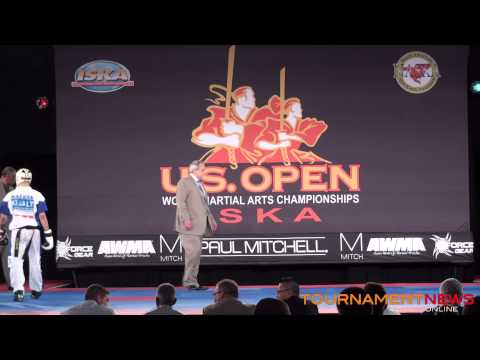 Richard Veres vs Jamal Albini Men's Overall Sparring Grand Championships at The 2014 US Open ISKA Wo