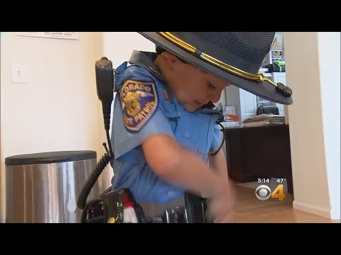 Colorado State Patrol Helps Make 4-Year-Old's Halloween Special