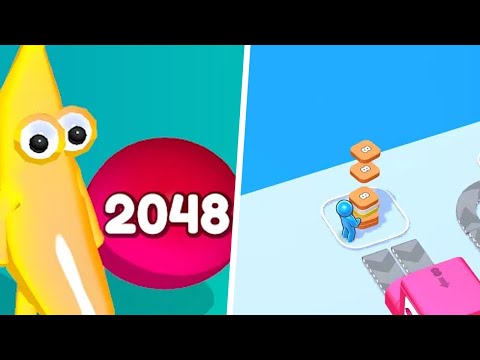 Jelly man 2048 vs Idle 2048 Land - Max Level Gameplay (Part 1) 123456789