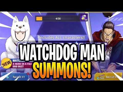 *NEW* WATCHDOG MAN SUMMONS! - One-Punch Man: Road to Hero 2.0