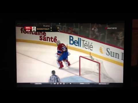 Wojtek Wolski shootout goal vs. Carey Price 3-27-12