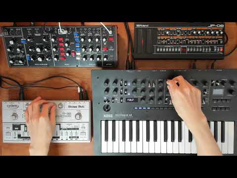 Extraterrestrial Techno with Korg Minilogue xd & Friends