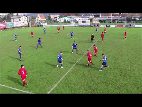 Szenen 1. Halbzeit U17 Meisterschaftsspiel Gebiet Graz SVU Liebenau – SV Mariatrost, 8:1, 23.10.2022