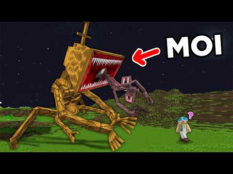 I Used MEGA SIREN HEAD to TROLLE it on Minecraft