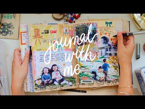 junk journal with me  process video ideas tips