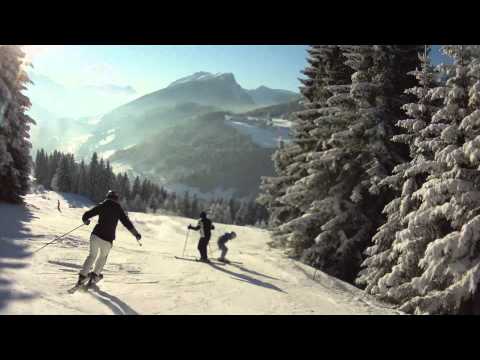 Ma femme sur les skis