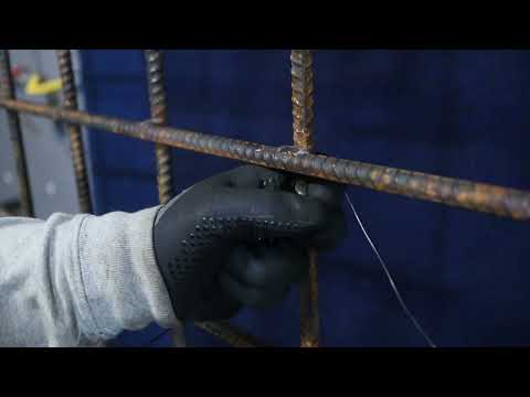 How To Tie Rebar: Ep.2- Single Wire Saddle Ties