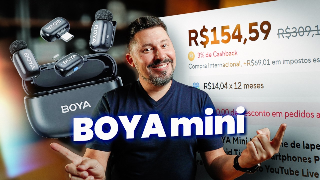New BOYA mini Microphone | Small, Light and Cheap!