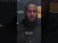 LeBron speaks on his GROIN injury #shorts