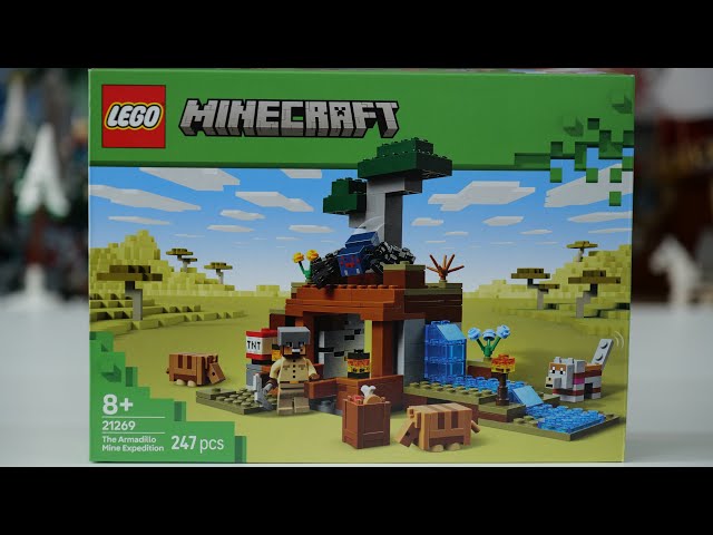 Vídeo relacionado con LEGO Minecraft La Expedición a la Mina del Armadillo - Juguete Interactivo con Figuras de Araña y Lobo - Función Dinamita - Regalo Gamer para Niños y Niñas de 8+ Años 21269