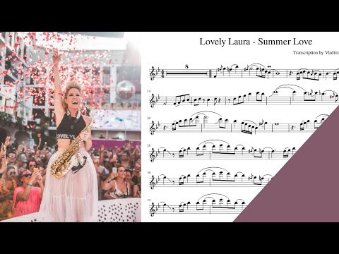 Lovely Laura - Summer Love saxophone sheet music notes for alto sax