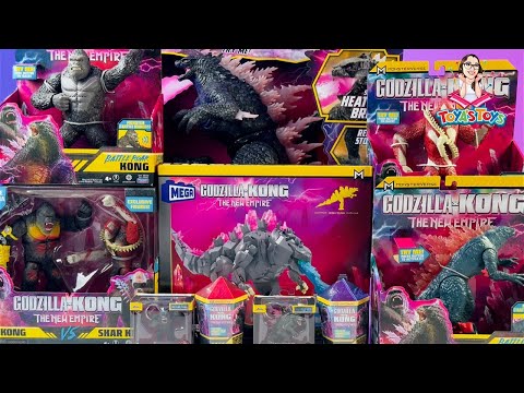 Unboxing and Review of Godzilla x Kong The New Empire Toys Collection