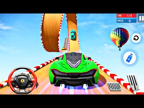 Vertical Mega Ramp Impossible 3D - Car Stunts Tracks Racing 3D - Car Stunt 2022 - Android Gameplay
