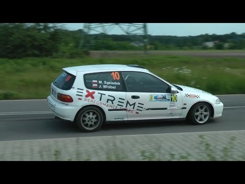 5 Rajd Zamkowy 2015 - Marek Sąsiadek Jakub Wróbel Honda Civic by OesRecords