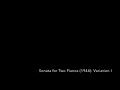 Sergio Chierici - Igor Stravinskij, Sonata for Two Pianos (1944): Variation I