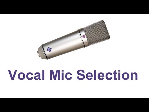 Vocal Microphone Selection