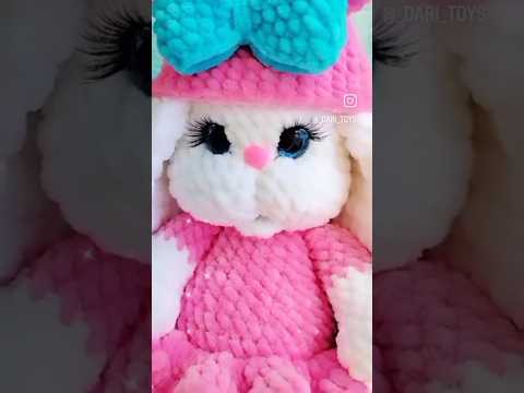 Такая зайка а костюмчике Минни #игрушкикрючком #вязаниекрючком #вязание #игрушкиназаказ