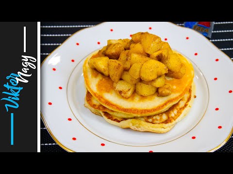 Kysnuté lievance s jablkami