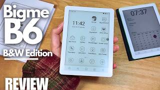 REVIEW: Bigme B6 Black/White | Best Budget eReader w. High Contrast? Compact 6" E-ink Android Tablet