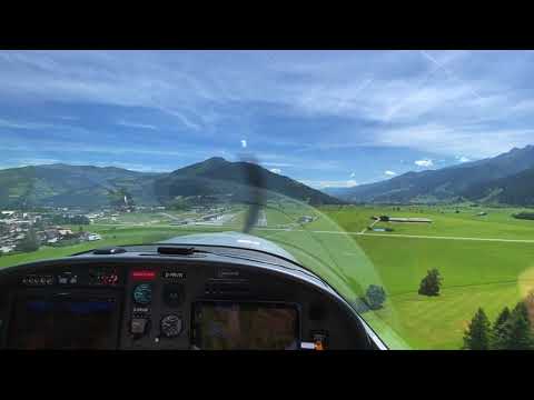 VL3 Landung, LOWZ, Zell am See, Cockpit View!