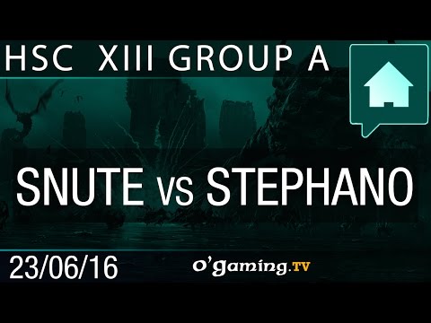 Snute vs Stephano - HomeStory Cup XIII - Group A