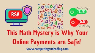 Download the video "This Math Mystery is Why Your Online Payments are Safe! RSA Algorithm."